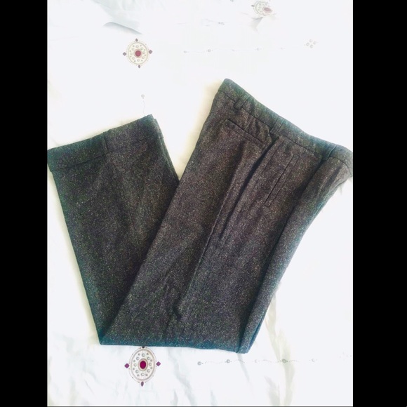 ♣️ GRETA GARBO STYLE TWEED WIDE LEG TROUSER ♠️ - Picture 4 of 6